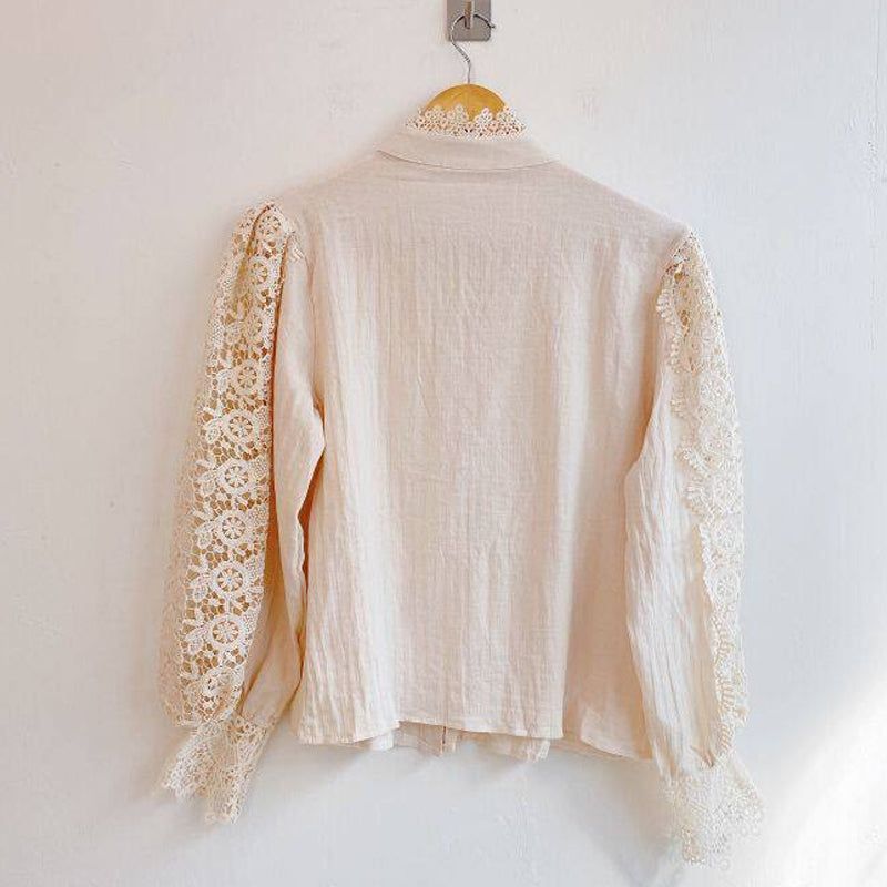 Soul Mates Forever Lace Long Sleeve Blouse