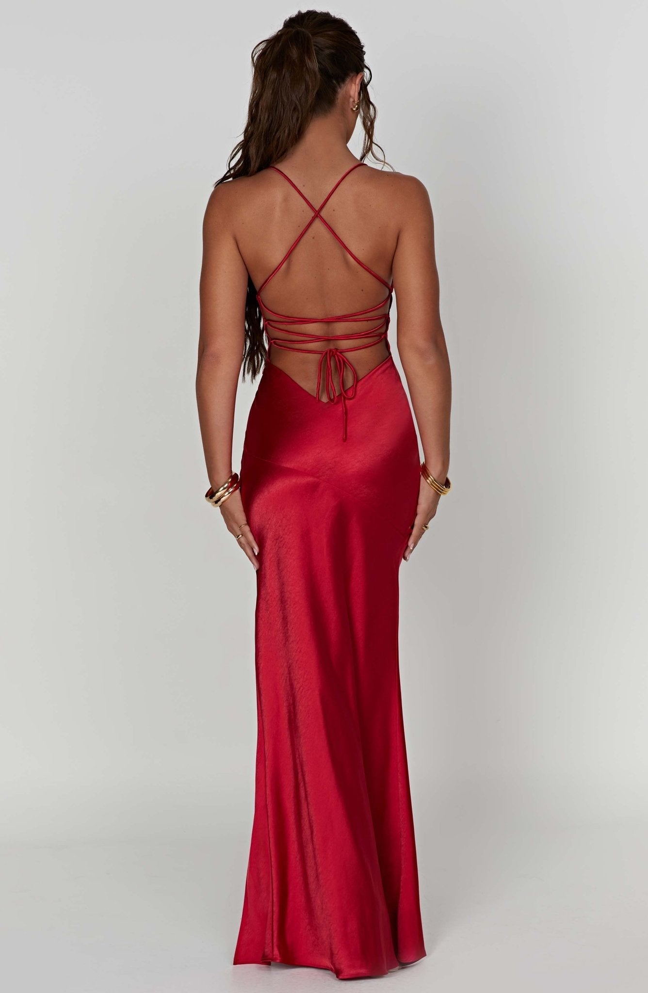 Ruby Radiance Maxi Dress-Pink