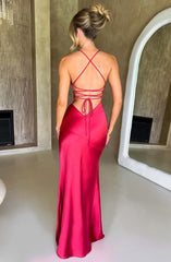 Ruby Radiance Maxi Dress-Pink