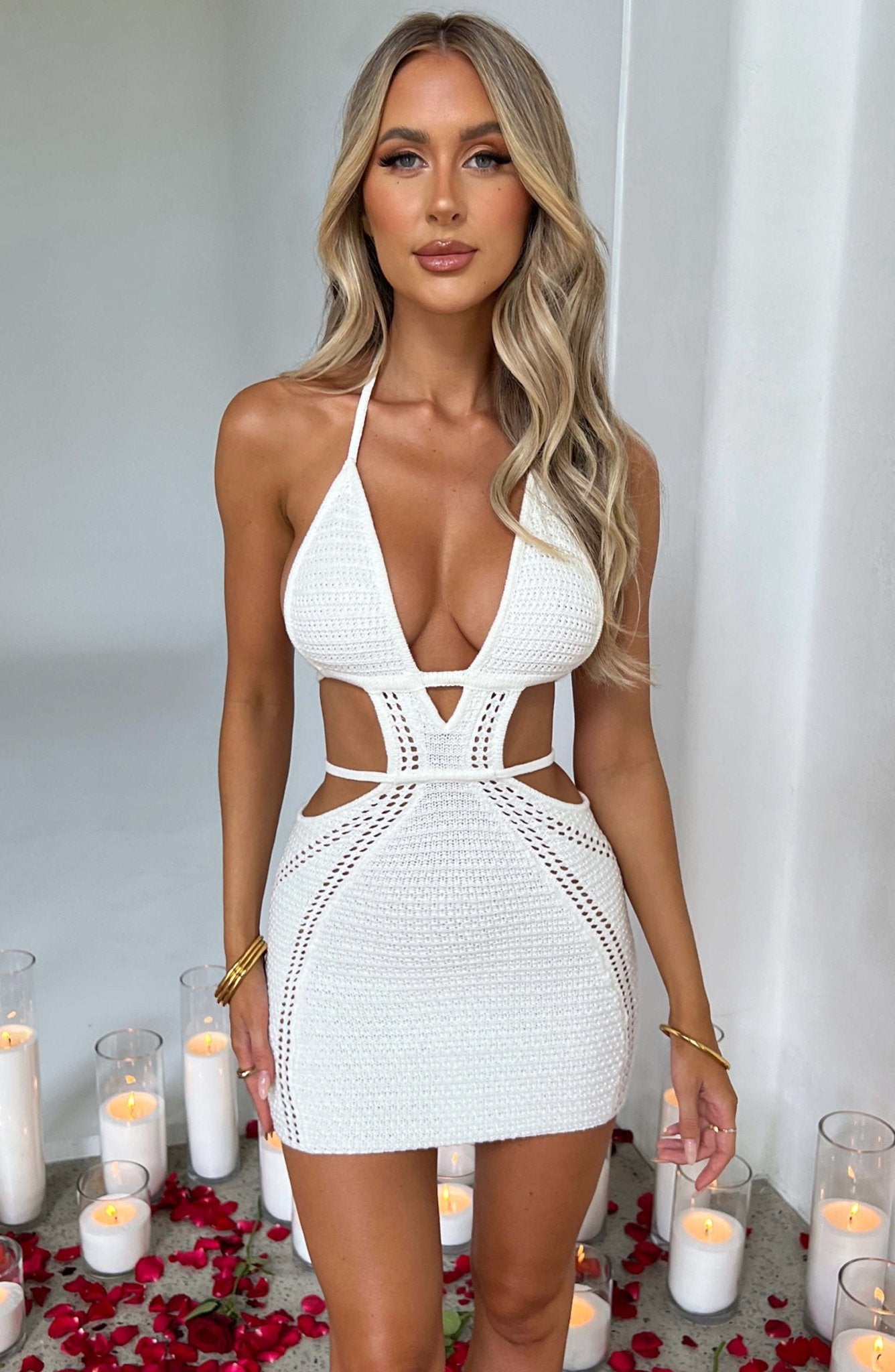 Sylvia Mini Dress - White