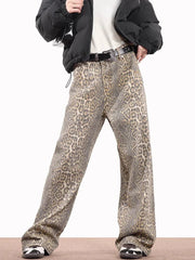 Vintage Century Leopard Print Jeans