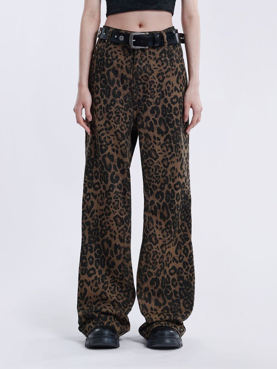 Vintage Century Leopard Print Jeans