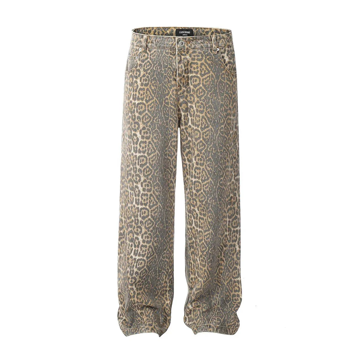 Vintage Century Leopard Print Jeans