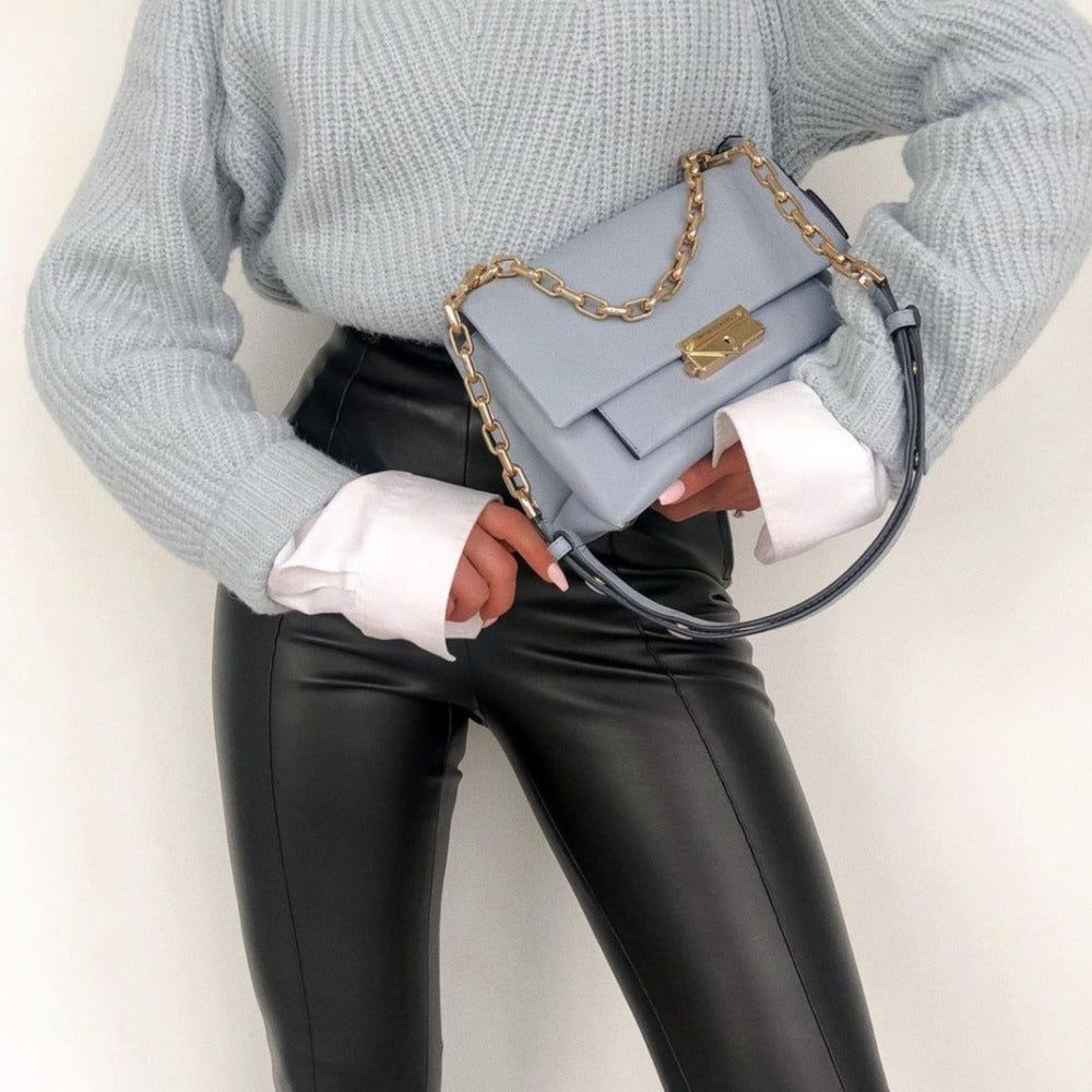 Vip Line Faux Leather Pants