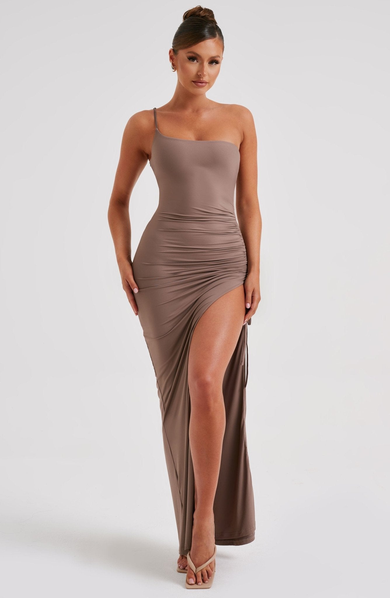 Zahara Maxi Dress - Chocolate