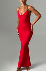 Zara Maxi Dress - Red