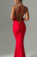 Zara Maxi Dress - Red