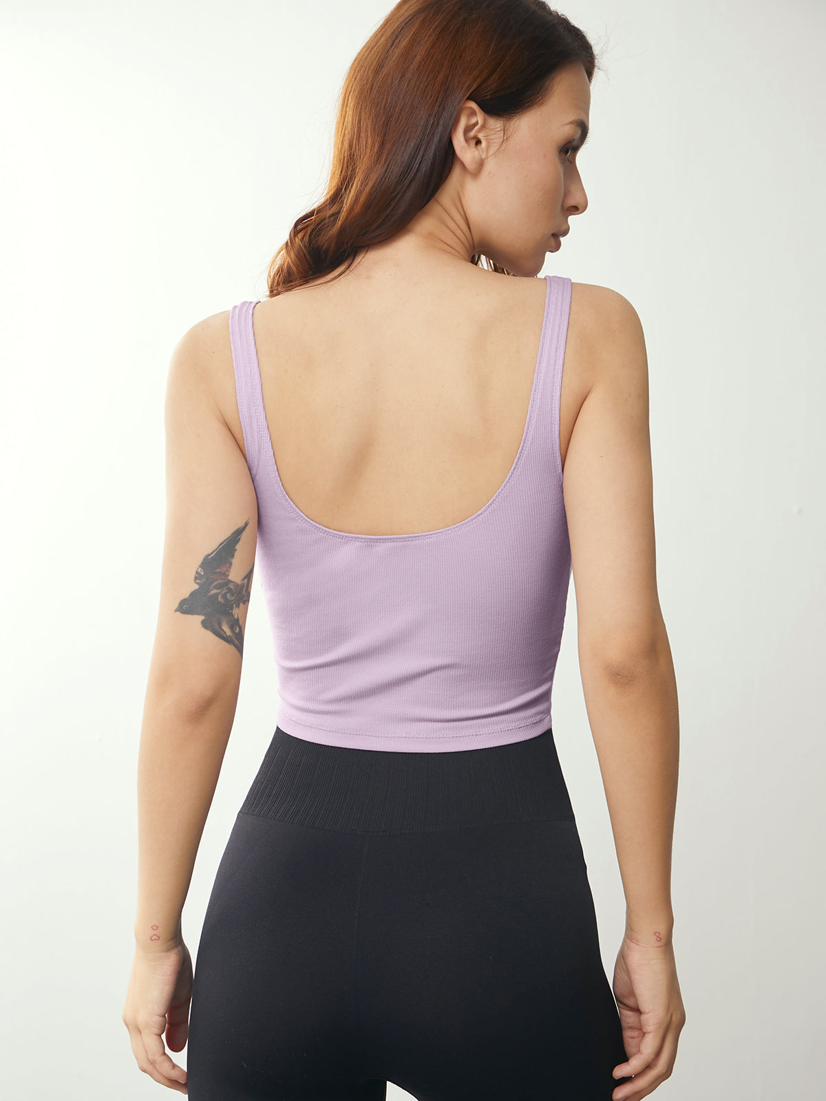 Snap Front Cropped Tank Top