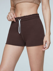 Solid Colored High Waisted Biker Shorts