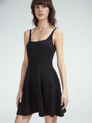 Scoop Neck Sleeveless Classic A Line Dress