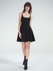 Scoop Neck Sleeveless Classic A Line Dress