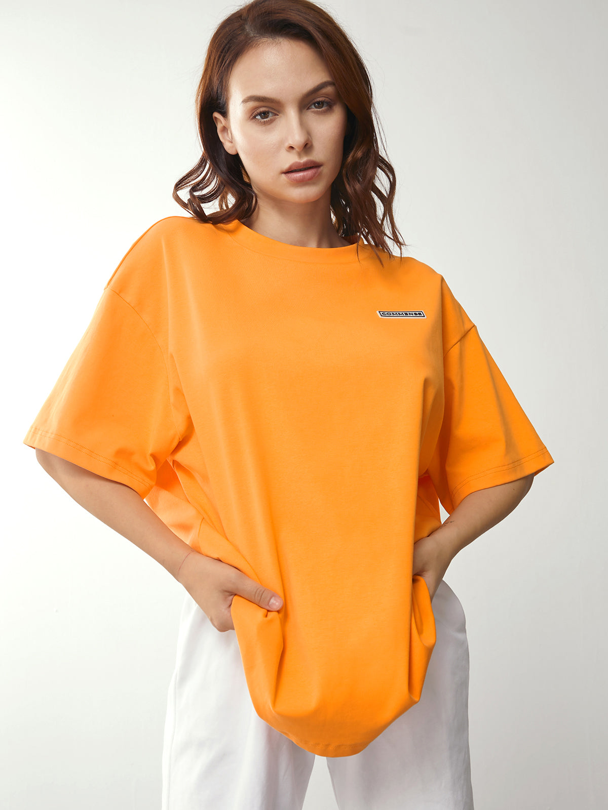 Orange Oversized T-shirt