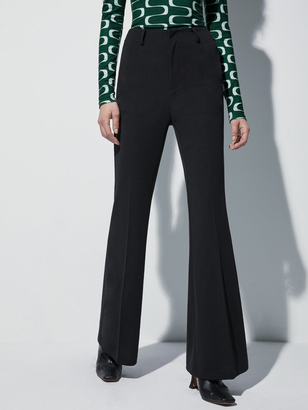 Essential High Waisted Flare Pants