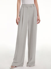 High Waisted Wide Leg Regular Fit Trousers