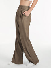 High Waisted Loose Wide Leg Trousers