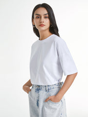 Relaxed Fit Solid Colored Essential T-Shirt