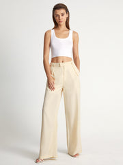 High Waisted Relaxed Fit Wide Leg Loose Trousers