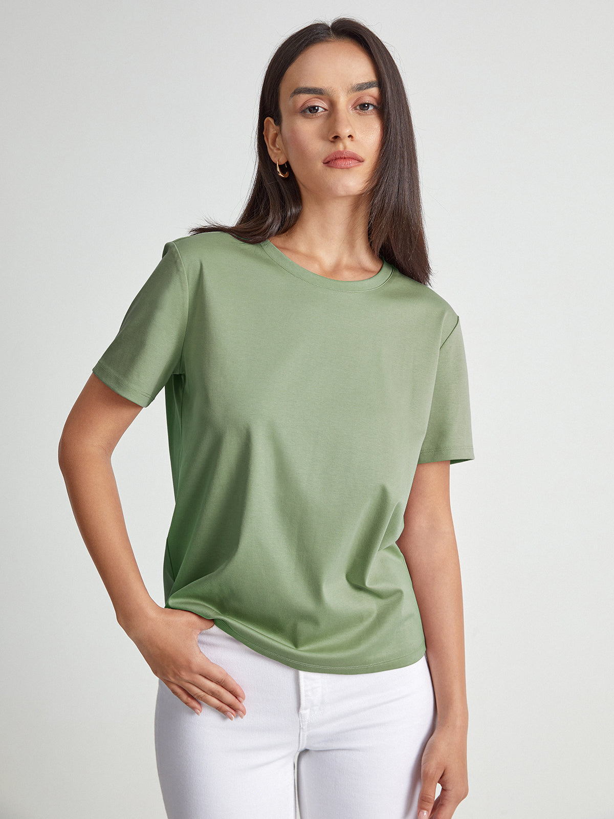 Everyday Solid Colored Cotton T-Shirt