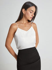 V-Neck Satin Camisole