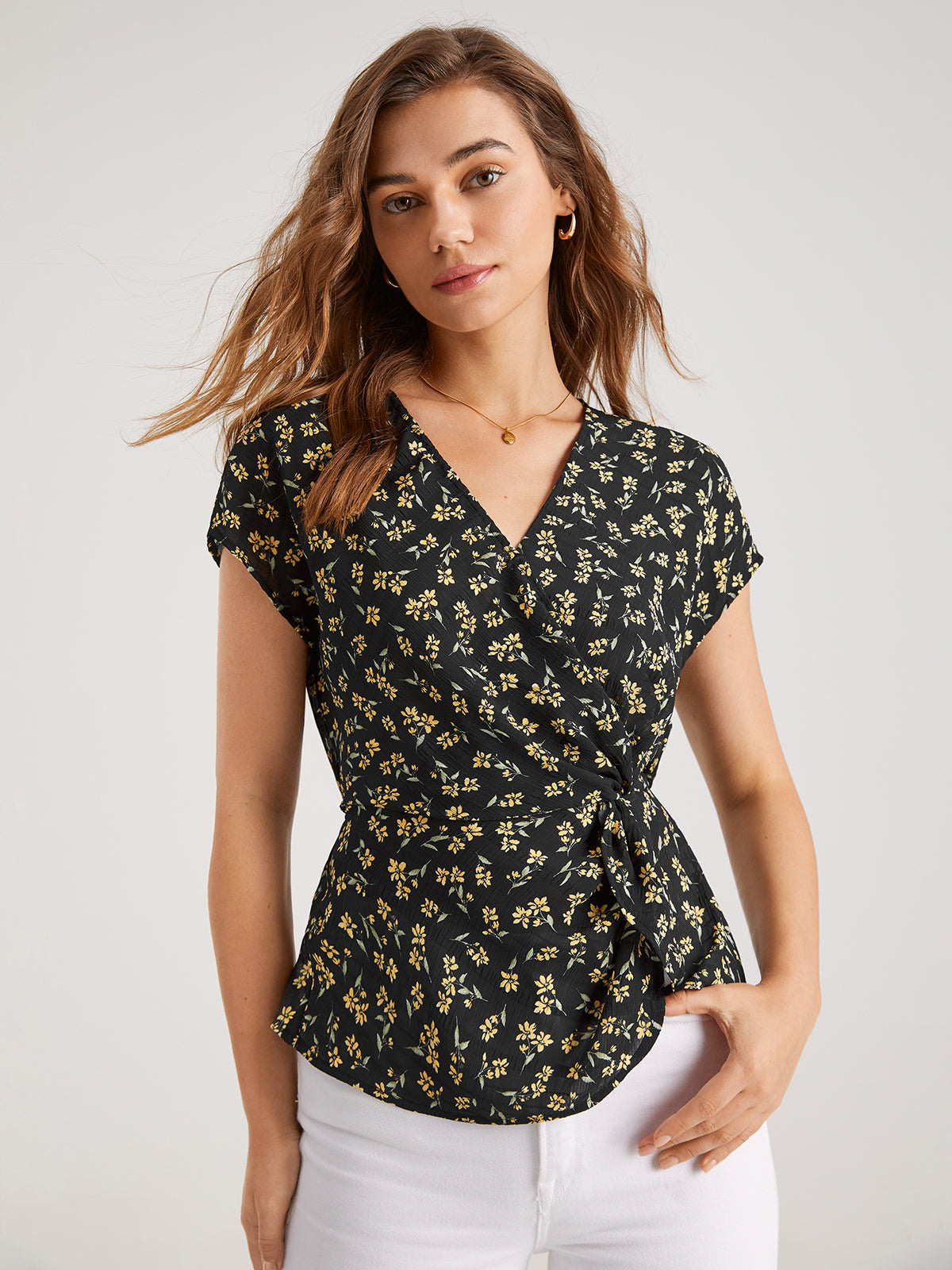 Twist Floral Garden Top