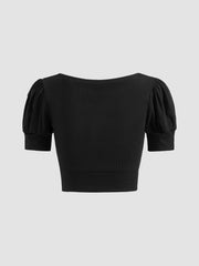 Gearing Up Square Neck Top