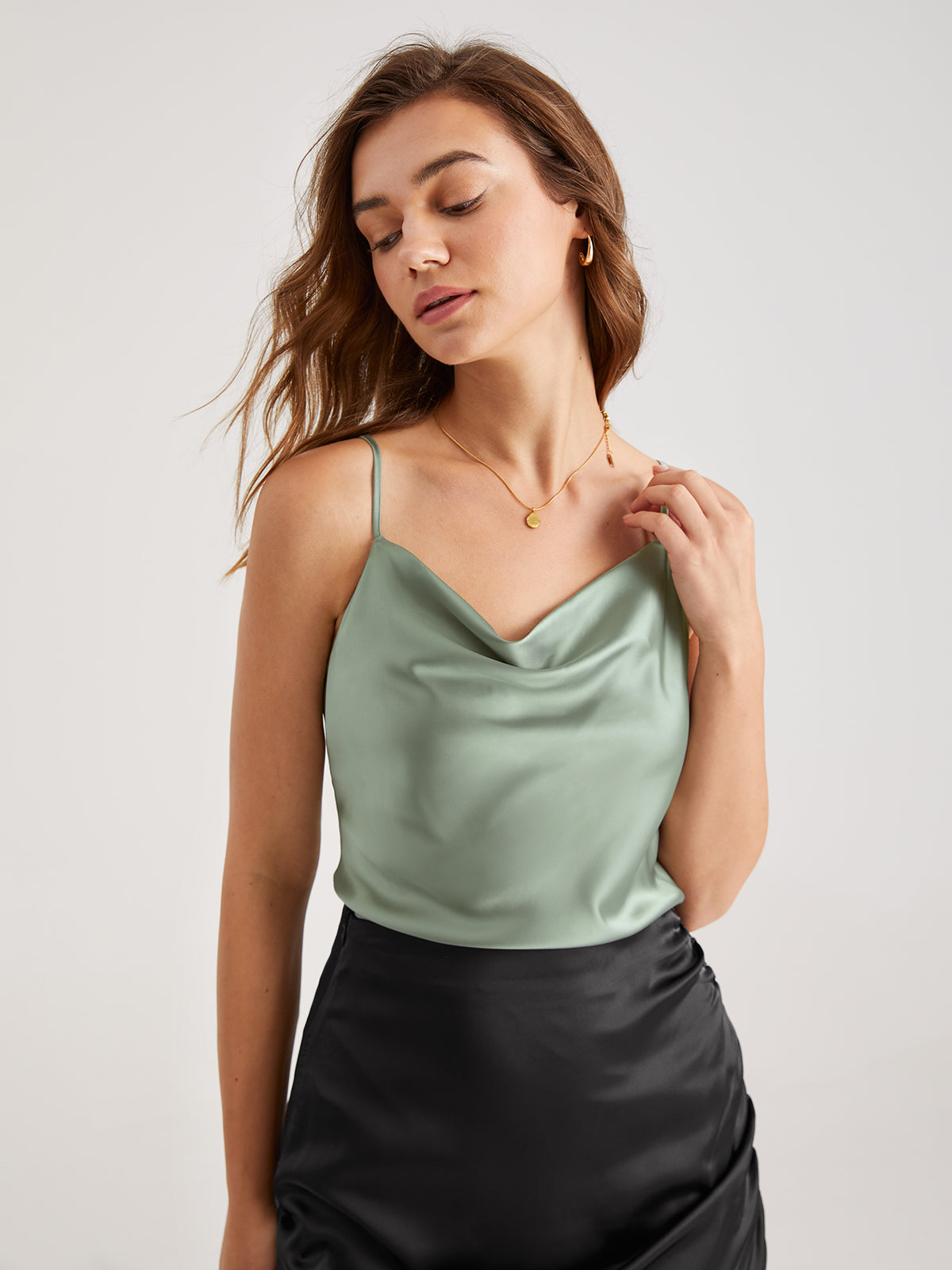 Mint Julep Satin Top