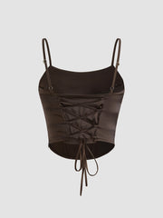 Cocoa Beans Corset Top