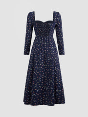 Ditsy Flora Square Dress