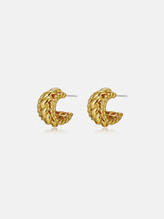 Buttery Croissant Earrings