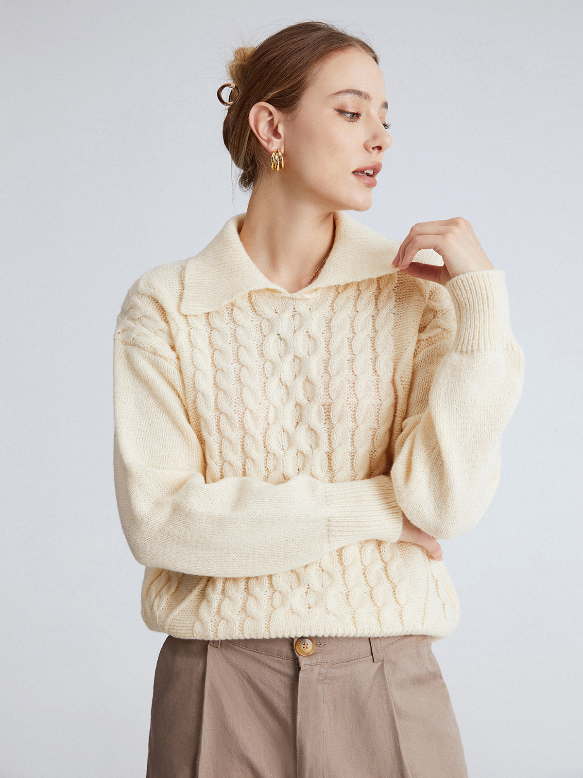 Cambridge Academia Cable Sweater