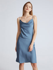 River In The Flow Satin Dress