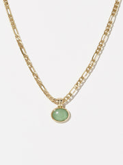 Marble Green Gem Necklace