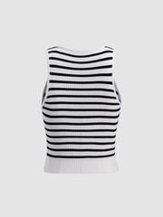 Wear Your Stripes Knitted Tank Top