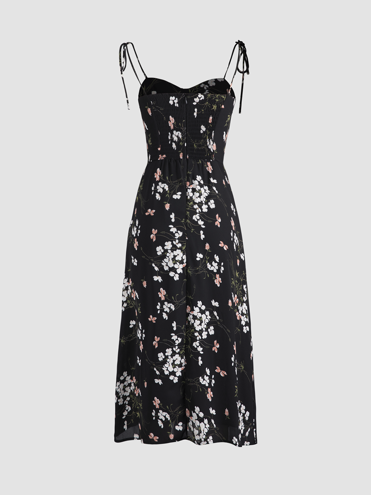 Ornate Floral Strap Dress