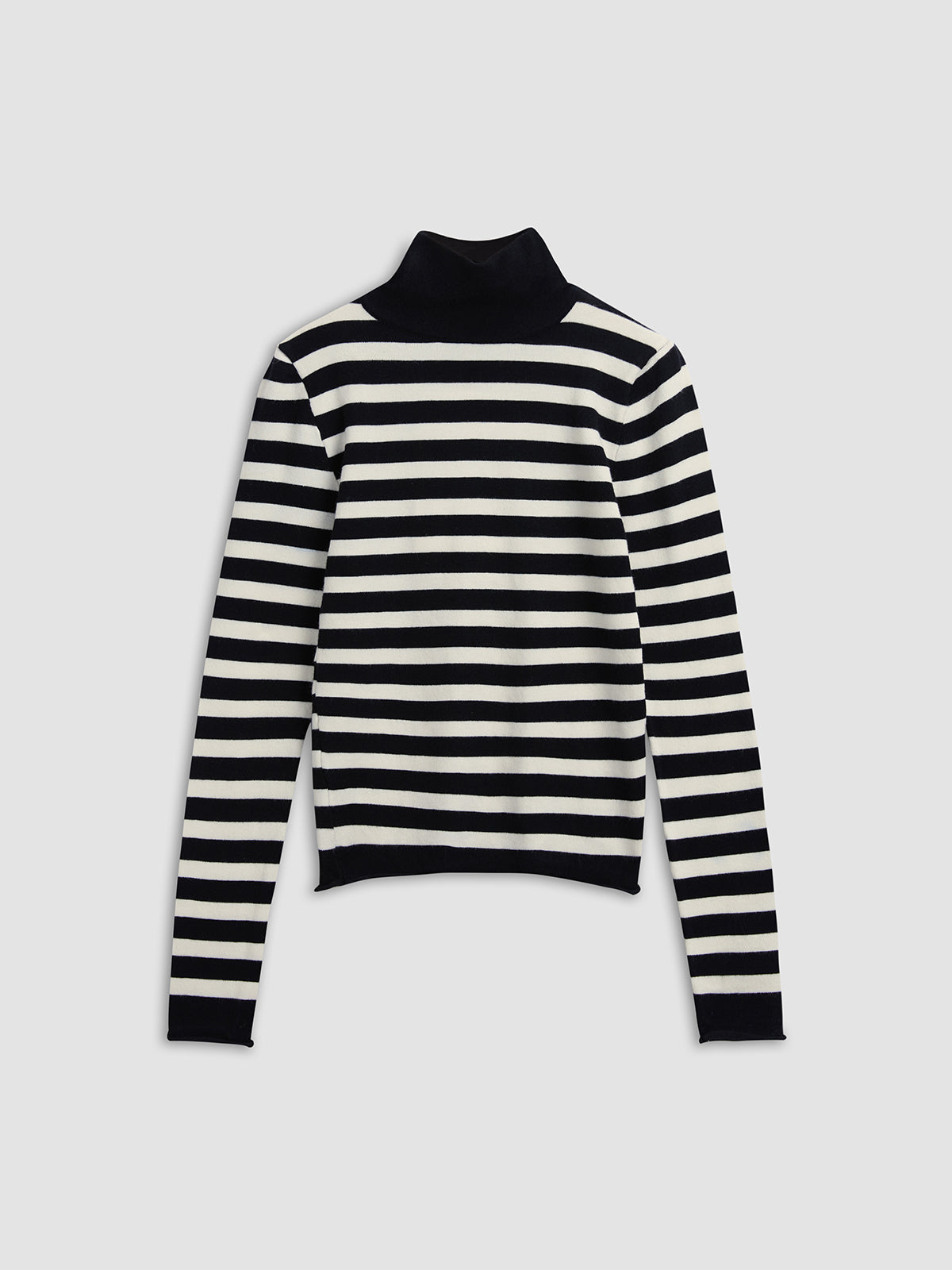 Cozy Stripe Mockneck Shirt