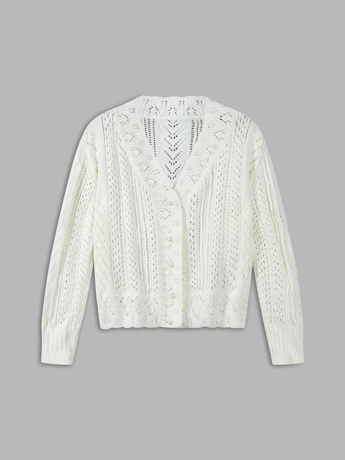 Distillate Eyelet Cardigan