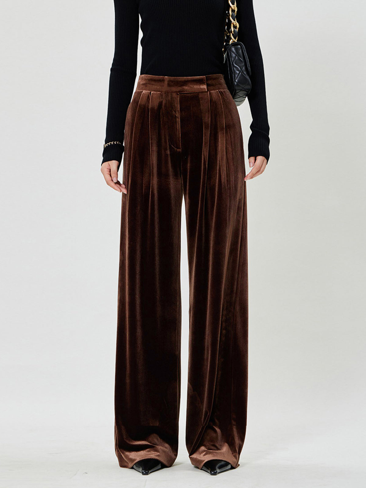 Moving Feast Velvet Wide Leg Pants