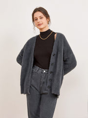 Weekend Dreamers Fuzzy Cardigan