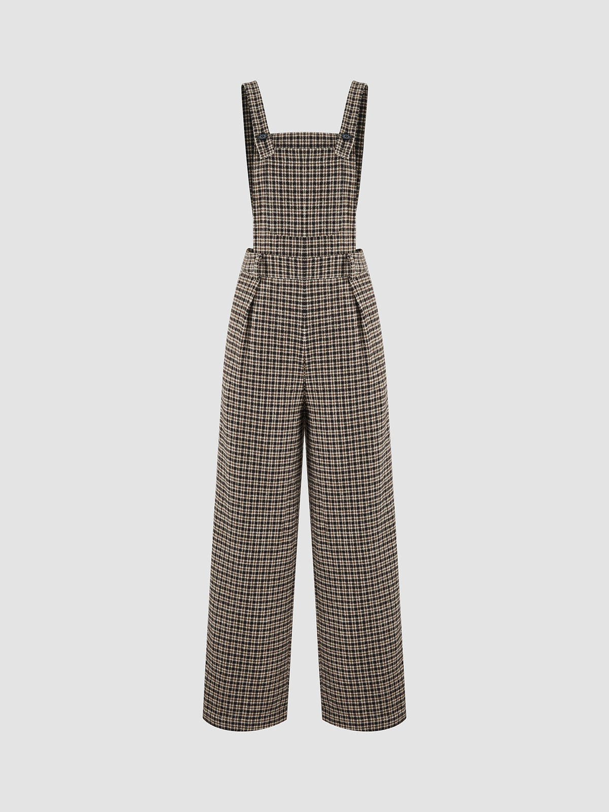 Glen Plaid Jumpsuit