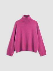 Pink Turtleneck Sweater