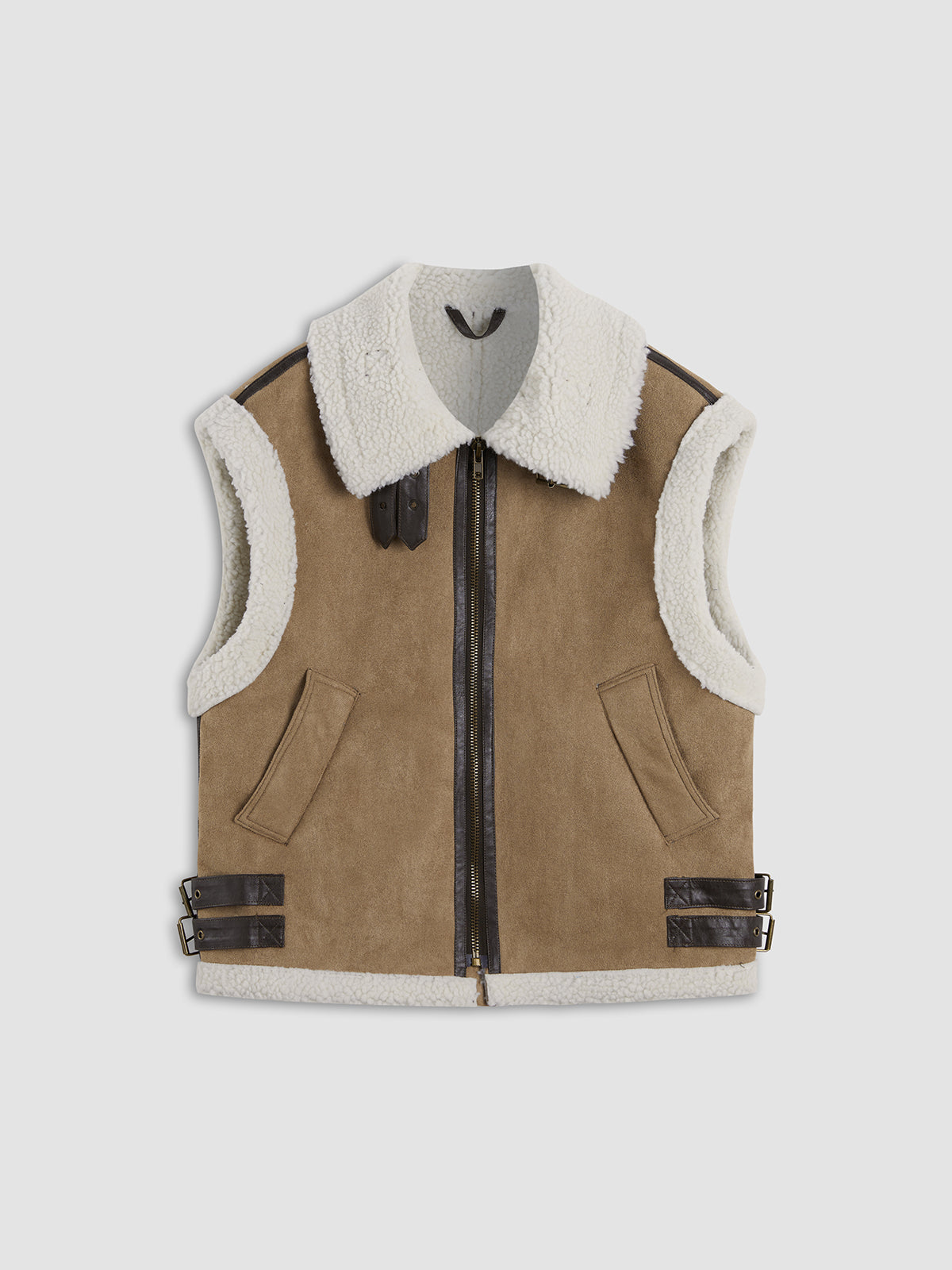 Rancher Rider Shearling Leather Vest