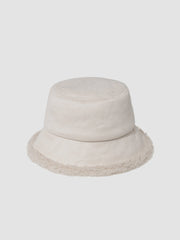 Shearling Leather Bucket Hat