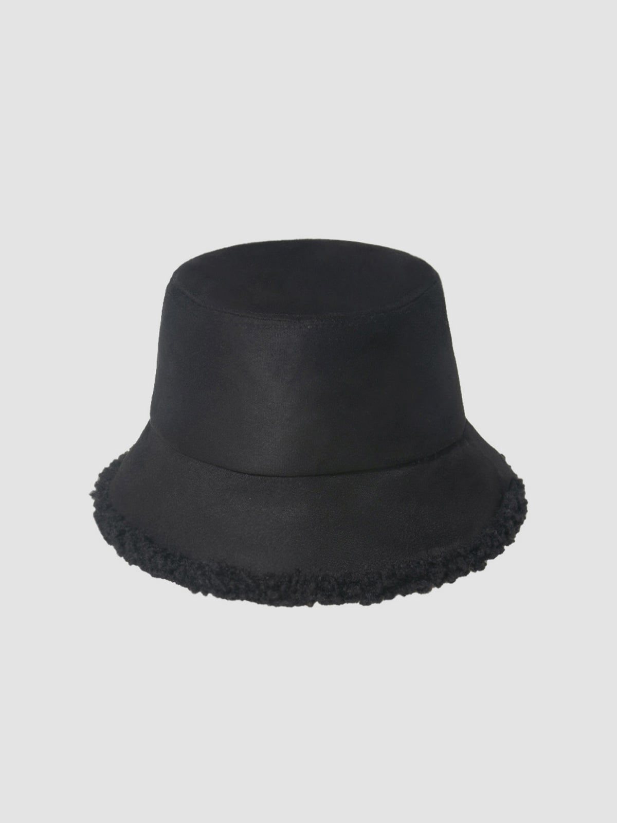 Shearling Leather Bucket Hat