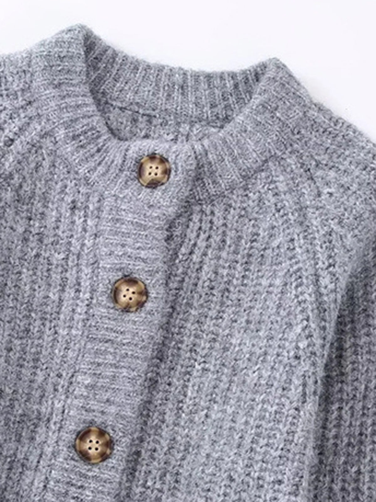 Amber Button V-Neck Cardigan