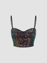 Sequin Glitter Corset