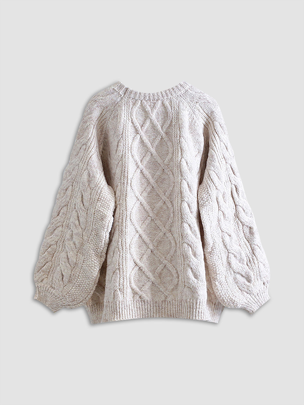 Oversized Cable Knit Sweater