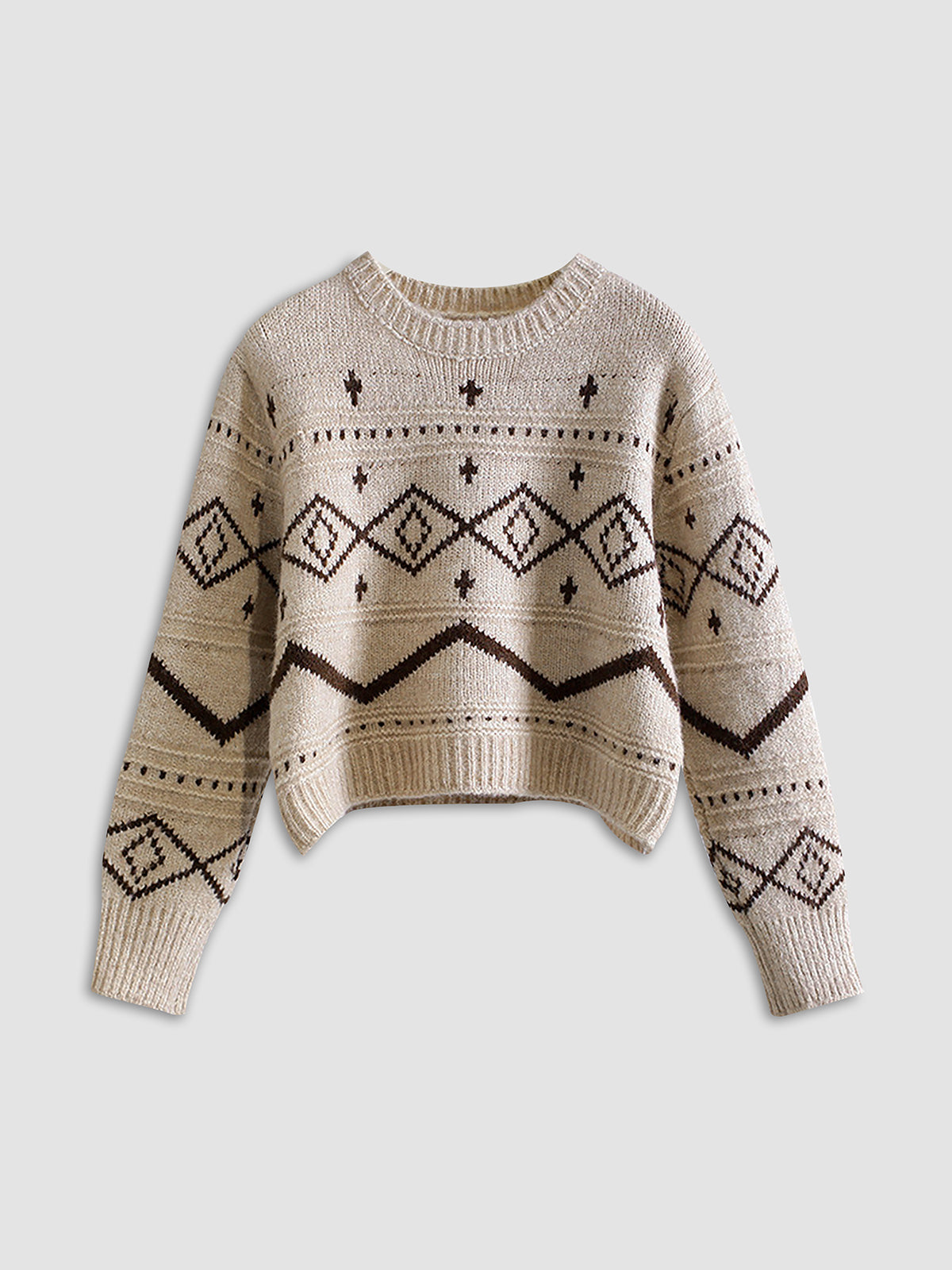 Diamonds Puzzles Sweater