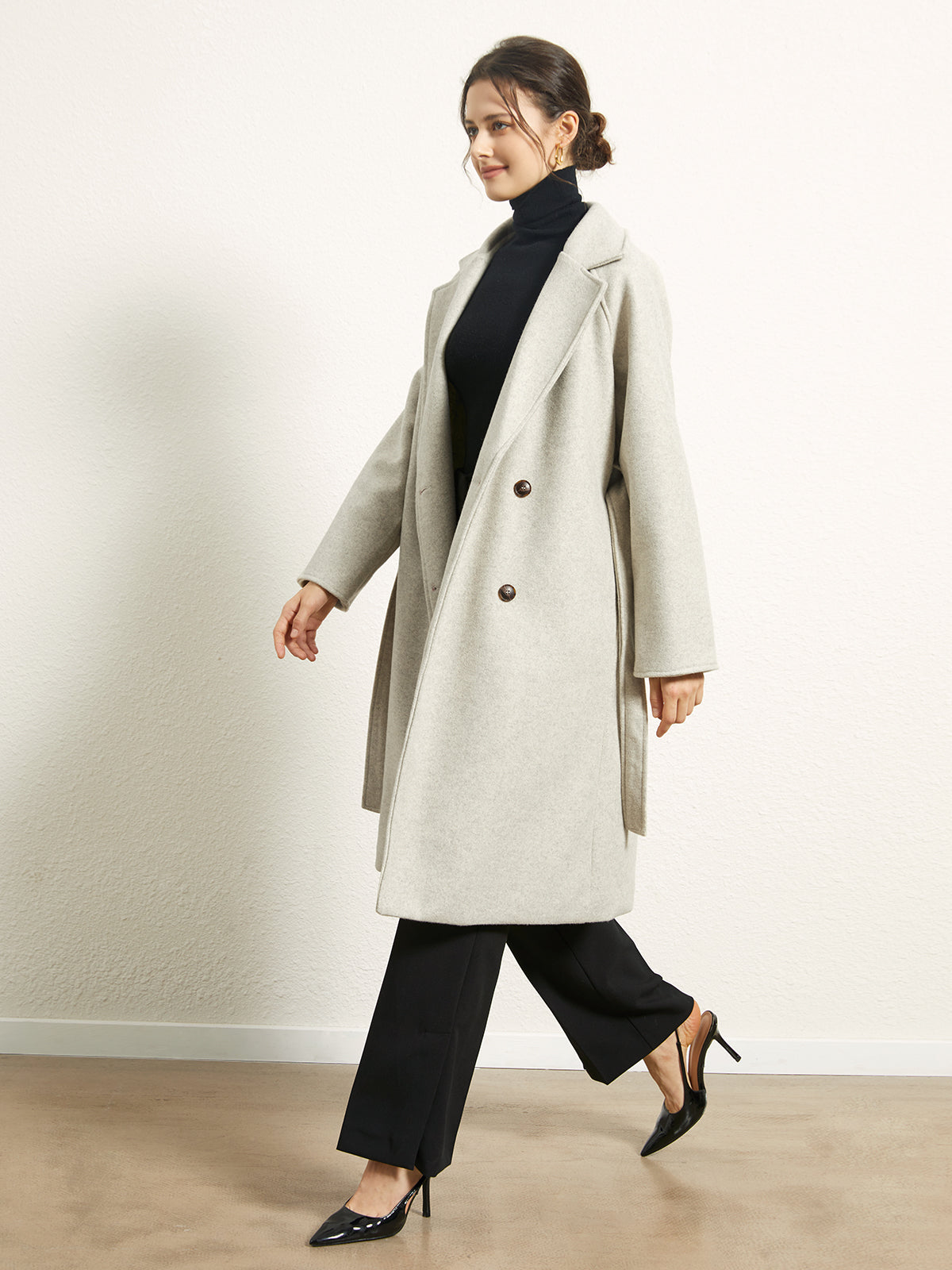 Solid Trench Coat