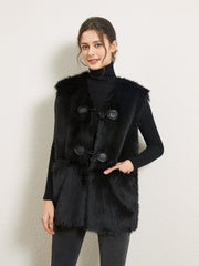 Essential Faux Fur Vest