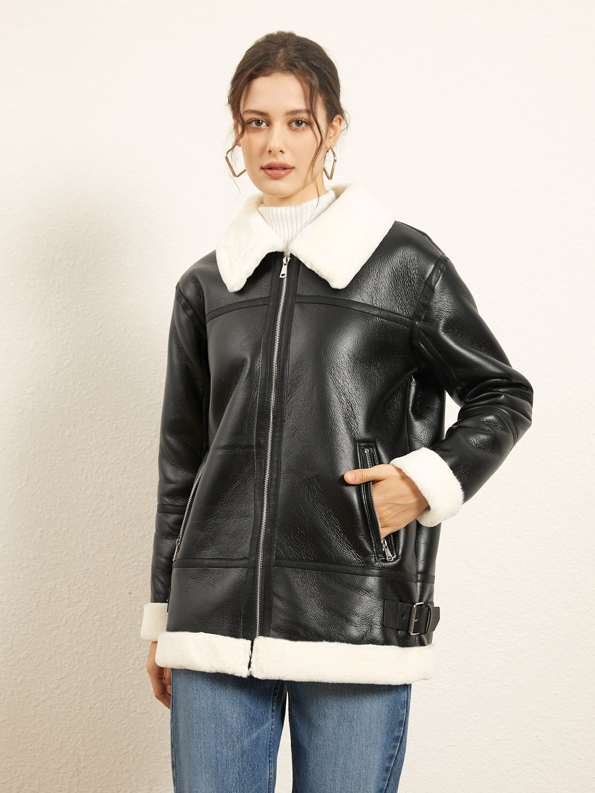 Wanderer Shearling Leather Jacket